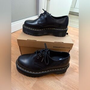 Dr. Martens Black Platform Shoes